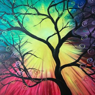Paintin' With Myke™ Paint 001 Rainbow Tree TUESDAY 1:00 7/11/2017
