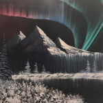 Landscape Painting  Northern Lights Class w/ Myke   {Bob Ross CRI } 3/3/18