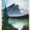 Landscape Painting  "Cliffside" Class w/ Myke   {Bob Ross CRI } 8/31/19 - Image 4