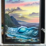 Seascape Painting Class Bob Ross Instructor Myke   10/20/18