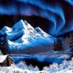 Landscape Painting  Northern Lights Class w/ Myke   {Bob Ross CRI } 1/27/19