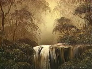 Landscape Painting Enchanted Falls Class w/ Myke   {Bob Ross CRI } 2/24/19