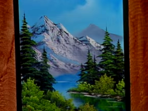 Landscape Painting  "Fisherman's Retreat " Class w/ Myke   {Bob Ross CRI } 3/31/19