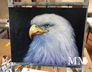 Eagle Painting Class w/ Myke   {Bob Ross CRI } 6/29/19