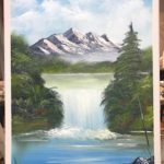 Waterfall Landscape Painting Class w/ Myke   {Bob Ross CRI } 6/10/19