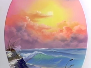 Landscape Painting  "Pastel Seascape" Class w/ Myke   {Bob Ross CRI } 6/24/19