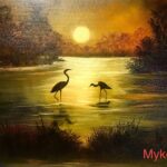 “Louisiana Evening “ Oil Painting   Class w/ Myke   {Bob Ross CRI} 4/3/21