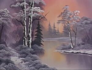 “ Hidden Stream “ Oil Painting   Class  w/ Myke   {Bob Ross CRI} 8/15/21 - Image 2