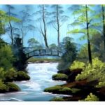 “ Secluded Bridge “ Oil Painting   Class w/ Myke   {Bob Ross CRI} 7/18/21