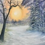 “ Tranquil Dawn “ Oil Painting   Class  w/ Myke   {Bob Ross CRI} 11/20/21