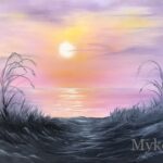 “ Bob Ross  Ocean Sunrise  “ Oil Painting Class  w/ Myke  Sunday September 4th  9/04/22