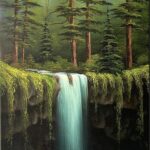 “Silver Falls “ Oil Painting Class  w/ Myke 1-4pm Sunday March 22nd ,2026